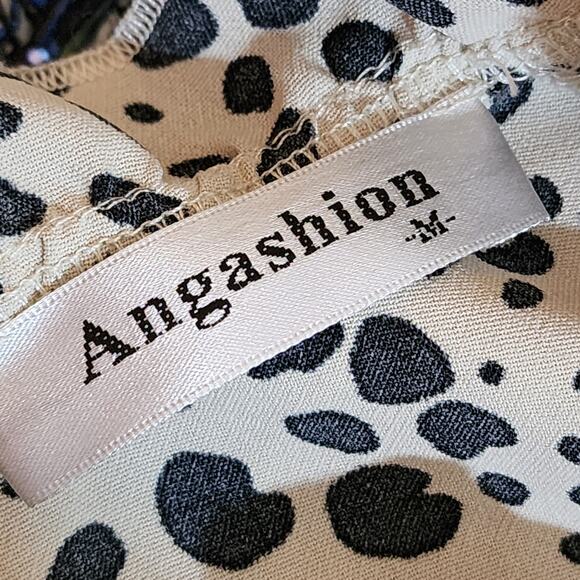 Medium Black White Blouse - Picture 3 of 5